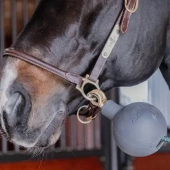 Clearance Kentucky Horsewear - Balle de protection d'attache caoutchouc Gris