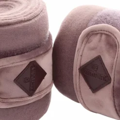 Clearance Kentucky Horsewear - Bandes de polo Velvet parme (x4) Beige