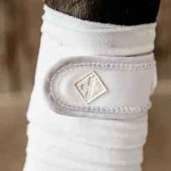 Kentucky Horsewear - Bandes de polo pearls (x4) Blanc Hot