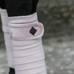 Outlet Kentucky Horsewear - Bandes de polo Velvet Pearls tendre (x4) Rose