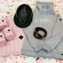 Outlet Kentucky Horsewear - Bandes de polo Velvet Pearls tendre (x4) Rose