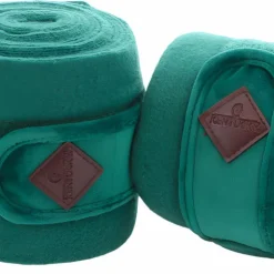 New Kentucky Horsewear - Bandes de polo velvet foncé (x4) Vert