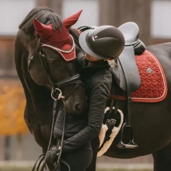 Best Kentucky Horsewear - Bonnet Wellington velvet Bordeaux