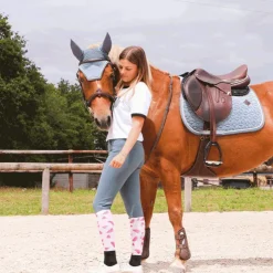 Sale Kentucky Horsewear - Bonnet Wellington velvet ciel Bleu