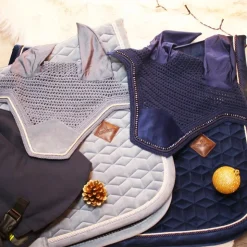 Sale Kentucky Horsewear - Bonnet Wellington velvet ciel Bleu