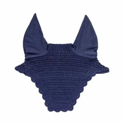 New Kentucky Horsewear - Bonnet pour chevaux anti-mouche Wellington Wave Marine