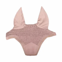 Best Kentucky Horsewear - Bonnet pour chevaux anti-bruits Wellington Velvet soft Rose
