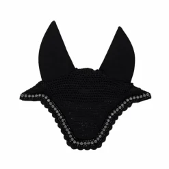 Kentucky Horsewear - Bonnet anti-mouche Wellington big stone & pearl anti-bruit Noir