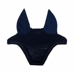Outlet Kentucky Horsewear - Bonnet pour chevaux Wellington Velvet Mini Pearls Marine