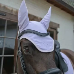 Clearance Kentucky Horsewear - Bonnet pour chevaux anti-bruits softshell / rose clair Violet