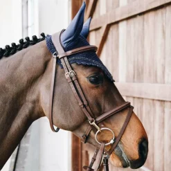 Discount Kentucky Horsewear - Bonnet long Stone & Pearl Marine