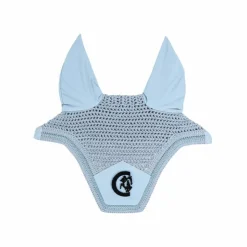 Kentucky Horsewear - Bonnet pour chevaux Wellington 3D logo anti-bruits Bleu Sale