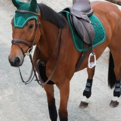 Clearance Kentucky Horsewear - Bonnet Wellington velvet foncé Vert