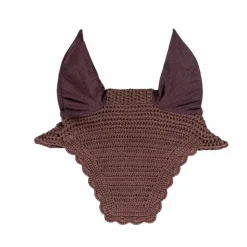 New Kentucky Horsewear - Bonnet pour chevaux anti-mouche Wellington Wave Marron