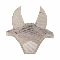 Discount Kentucky Horsewear - Bonnet pour chevaux Wellington Velvet Printing pied de poule / blanc Gris