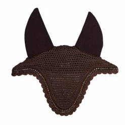 Kentucky Horsewear - Bonnet Long stone & Pearl anti-bruits marron Outlet