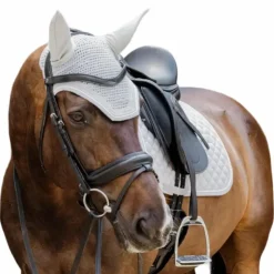 Kentucky Horsewear - Bonnet pour chevaux Wellington Diamond Rope Gris New