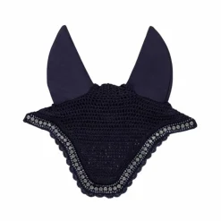 Clearance Kentucky Horsewear - Bonnet anti-mouche Wellington big stone & pearl anti-bruit foncé Marine