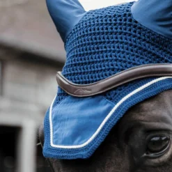Discount Kentucky Horsewear - Bonnet Wellington basic velvet Marine