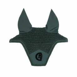 Hot Kentucky Horsewear - Bonnet pour chevaux Wellington 3D logo anti-bruits sapin Vert