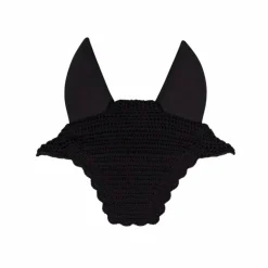 Kentucky Horsewear - Bonnet pour chevaux anti-bruit Wellington Wave Noir Discount