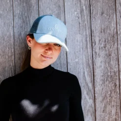 Kentucky Horsewear - Casquette Trucker Laine clair Bleu Sale