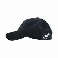 New Kentucky Horsewear - Casquette de baseball en velours Sammy Noir