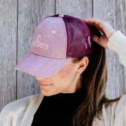 Online Kentucky Horsewear - Casquette Trucker Laine clair Rose