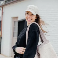 Kentucky Horsewear - Casquette Rubber logo Beige Discount