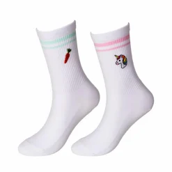 Kentucky Horsewear - Chaussette d'équitation Unicorn/ carrot x2 Blanc Discount