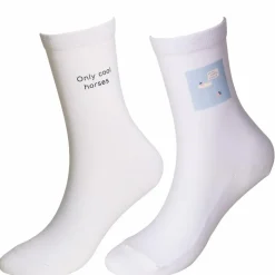 Kentucky Horsewear - Chaussettes d'équitation Cool Horses x2 Blanc