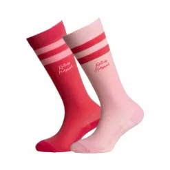 Kentucky Horsewear - Chaussettes d'équitation enfant x2 / light Rose Clearance