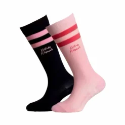 Online Kentucky Horsewear - Chaussettes d'équitation enfant x2 / light rose Marine