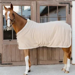 Hot Kentucky Horsewear - Chemise polaire Fleece Rug Plaited Rope Beige