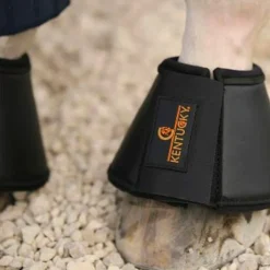 Kentucky Horsewear - Cloches pour chevaux cuir Noir New