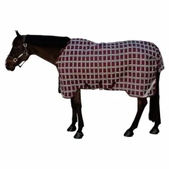 Kentucky Horsewear - Couverture d'extérieur imperméable All Weather Comfort 200g Bordeaux Discount