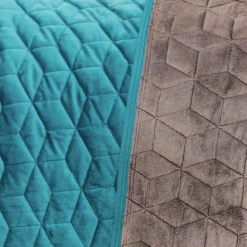 Kentucky Horsewear - Couverture de présentation velvet émeraude 160g Bleu