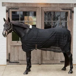 Kentucky Horsewear - Couverture anti-mouches légère rayée Noir Clearance
