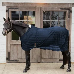 Kentucky Horsewear - Couverture anti-mouches légère rayée Marine Sale