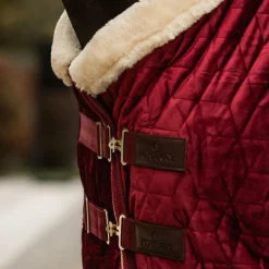 Discount Kentucky Horsewear - Couverture de présentation velvet pour minis 160g Bordeaux