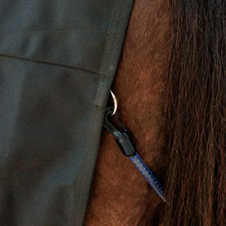 New Kentucky Horsewear - Couverture de box et d'extérieur Canvas Noir