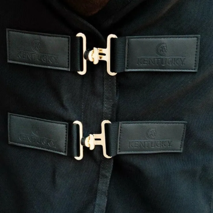 New Kentucky Horsewear - Couverture de box et d'extérieur Canvas Noir