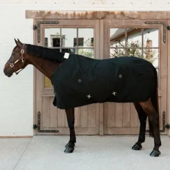 New Kentucky Horsewear - Couverture de box et d'extérieur Canvas Noir