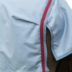 Kentucky Horsewear - Couverture d'extérieur All Weather Pro avec cordon tressé denim 160g Bleu