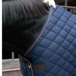 Kentucky Horsewear - Couverture d'écurie Wave 160g Marine Clearance
