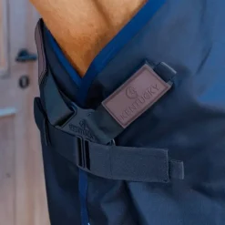 Outlet Kentucky Horsewear - Couverture d'extérieur Turnout Rug All Weather waterproof Comfort 0g Marine