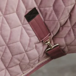 Discount Kentucky Horsewear - Couverture de présentation velvet vieux 160g Rose
