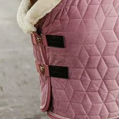 Discount Kentucky Horsewear - Couverture de présentation velvet vieux 160g Rose