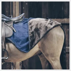 Kentucky Horsewear - Couvre-reins long imperméable 600D 0g Marine Outlet