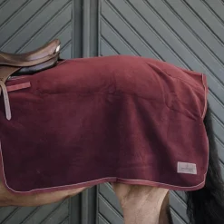 Kentucky Horsewear - Couvre reins carré Heavy Fleece 0g Bordeaux Best
